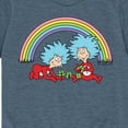 thumbnail image 3 of Cat in the Hat - Thing 1 2 Rainbow - Toddler And Youth Short Sleeve Graphic T-Shirt, 3 of 5