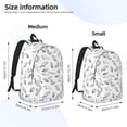 thumbnail image 4 of Daiia Sea Turtle Vintage Canvas Backpack for Men and Women ,Hiking Backpack,Travel Laptop Bag for School,Large Capacity Backpack, 4 of 8