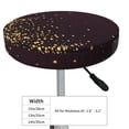 thumbnail image 4 of Susaid Gold stars luxury sparkling Print Elastic Bar Stool Cover Personalized Washable Stool Cover for Barbershop Home Bar Kitchen-14 inch, 4 of 7