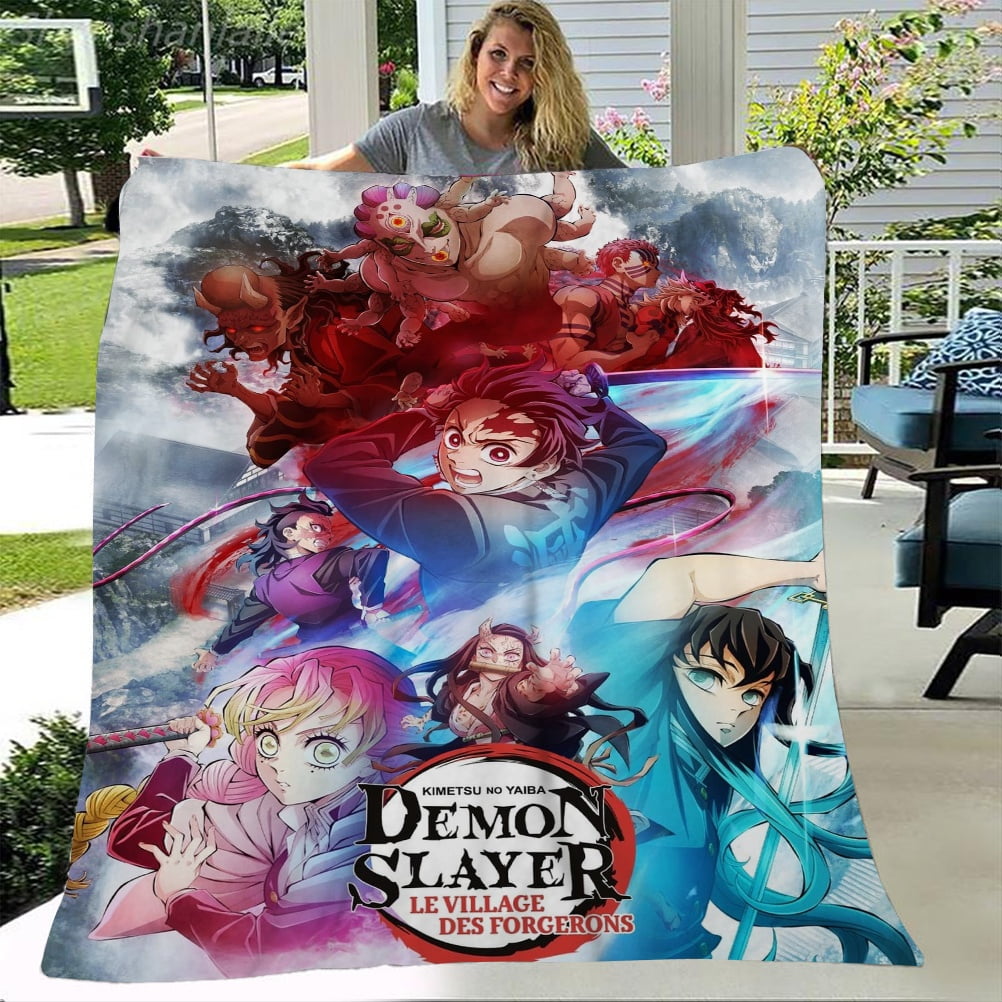 Mxdfafa Household Soft Cartoon Japanese Anime Re - Zero Kara Hajimeru  Isekai Seikatsu Rem Ram Cozy Soft Printed Plush Flannel Fleece Throw  Blanket for