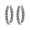 Platinum, variant on Houston Diamond District 1-6 Carat Inside Outside Diamond Huggies Hoop LAB GROWN Diamond Earrings Oval Shape Ultra Premium Collection (D-E Color, VS1-VS2 Clarity) 14K Rose Gold 1 Carat