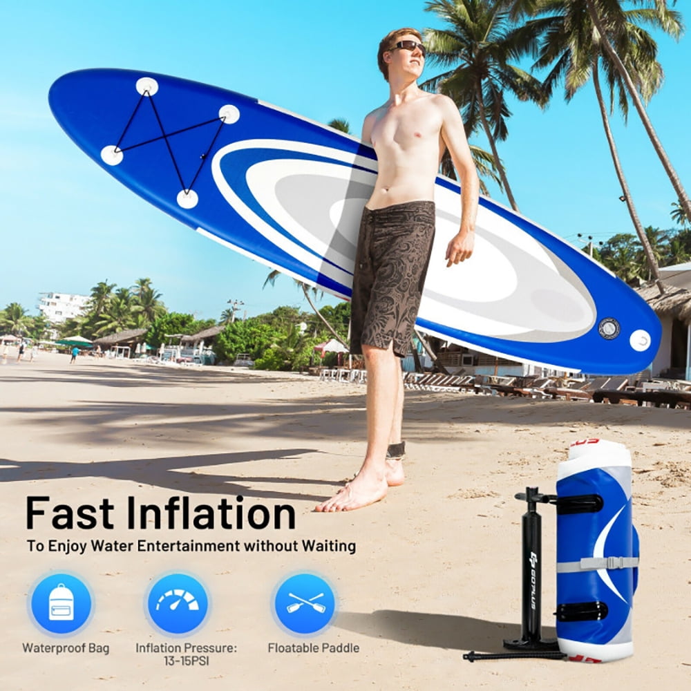 Yardi Yard 10 Feet Inflatable Stand Up Paddle Surfboard with Bag, Inflatable Stand Up Paddle Boards