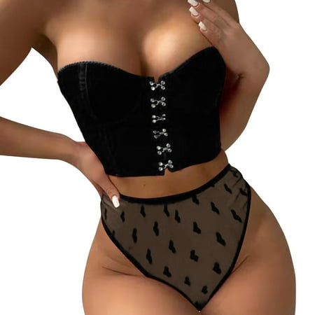 

Womens Underwear Lace Lingerie Lingerie Two Piece Lace Bra And Panty Bralette Underwear Set