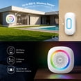 thumbnail image 6 of HomeZone Battery Operated Wireless Doorbell Kit, 900 ft Range, 60 Chimes, White, 6 of 8