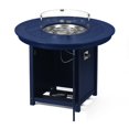 thumbnail image 4 of WestinTrends Helios 47" Modern Outdoor Patio Propane Round Counter Height Fire Pit Table (Rocks Not Included), Navy Blue, 4 of 14