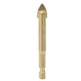 thumbnail image 1 of Hex Shank Spear Drill Bit,  Wear Resistance Convenient Ceramic Tile Drill Bit  For Drilling, 1 of 8