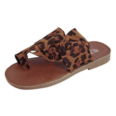 

Hvyesh Slide Sandals for Women or Ladies Dressy Summer Casual Cute Bow Tie On Top Strap Comfy Slip On Cork Foot Bed Beach Travel Shoes Fashion Shoe