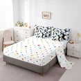 thumbnail image 5 of jejeloiu Cute Cartoon Penguin 7-Piece Twin Bedding Sets,Ntarctic Wild Animal Bedding Comforter Set,White Blue Black Sheet Sets For Girls Boys,Microfiber Bedroom Decor Reversible, 5 of 8