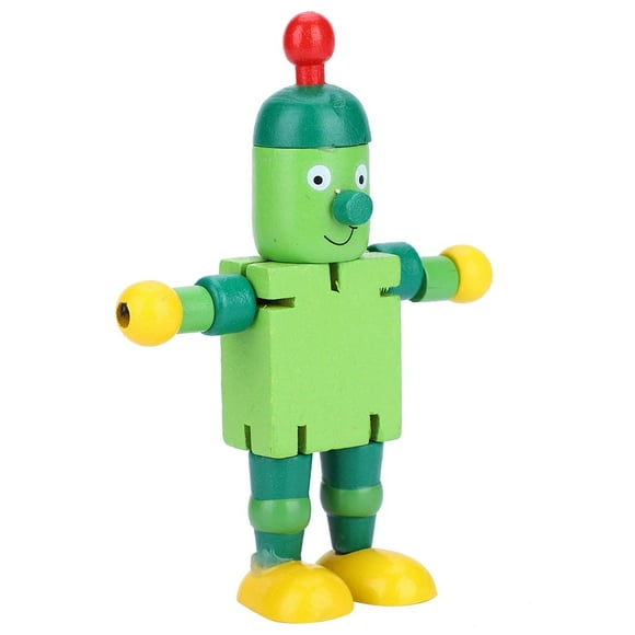 Juguetes de robot de madera para niños, lindos juguetes de robot de madera con personalidad para niños, juguetes de robot diseñados a medida