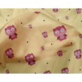 thumbnail image 4 of oneOone Silk Tabby Fabric Dot & Cartoon Owl Bird Decor Fabric Printed BTY 42 Inch Wide, 4 of 4