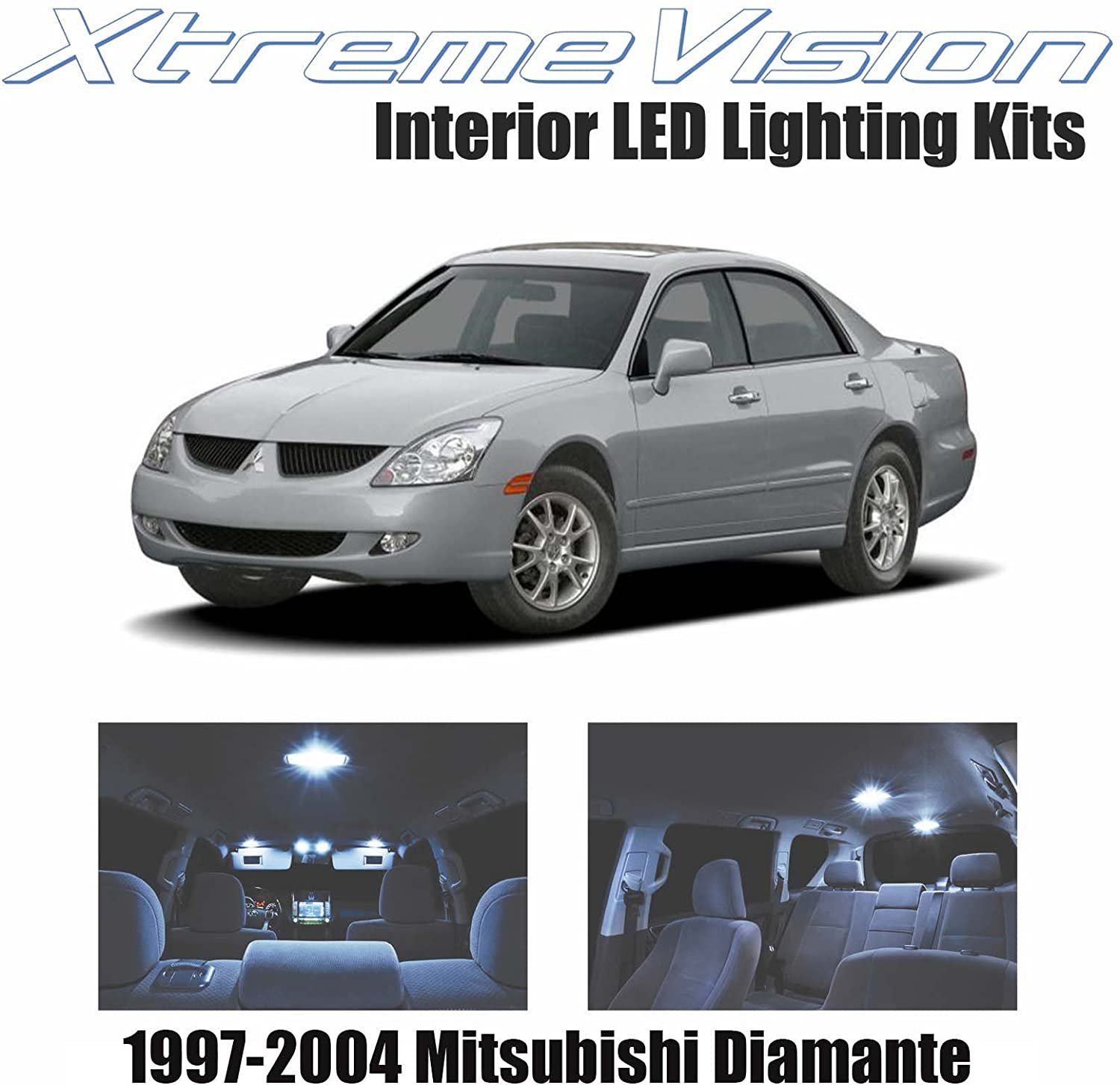 XtremeVision Interior LED Kit For Ford F-150 2009-2014 – 12pc Set With Trim Tool – Choose Your Light Color (Blue, White, Green, Pink, Red)