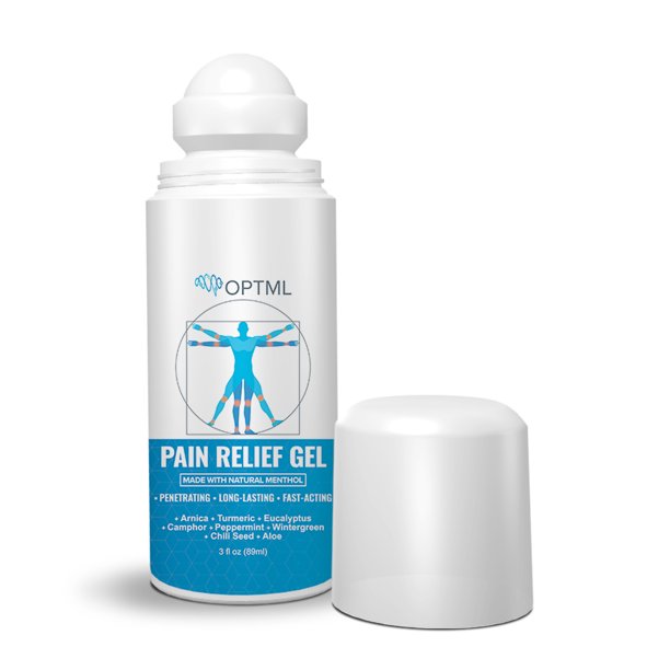 OPTML Pain Relief Gel, Fast-Acting Pain Relief, Reduces ...