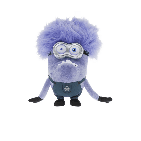 Universal Studios 2-Eye Evil Purple Minion Plush New with Tag