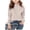 Beige, variant on Girls Sweaters Kids Crewneck Long Sleeve Pleated Knit Pullover Sweater Fall Fashion Clothes Beige for Size 6-7 Years