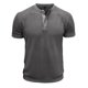 thumbnail image 5 of Playera Elvqul Hombre Gris Manga Corta Liso Playa Algodón Cuello Redondo, 5 of 5