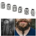thumbnail image 1 of CUENTAS DE BARBA, RASTAS VINTAGE DE TRENZAS Para Cabello Cuentas de tubo para el Cabello 6 Pezas de Joyería. Cuentas para salón para viajar, 1 of 7