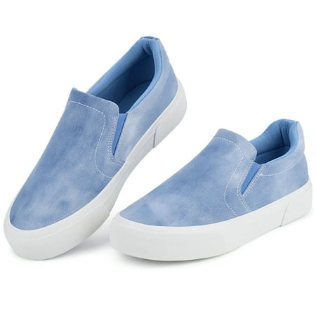 JENN ARDOR Slip On Canvas Shoes for Women Fashion Sneakers Walking Shoes Women Comfortable Loafers Flats Shoes