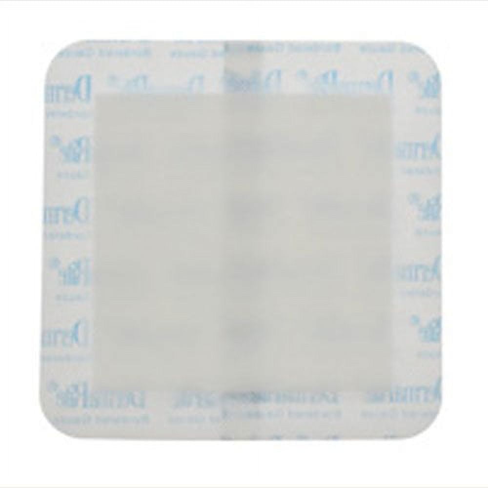 DermaRite Adhesive Dressing 6 X 6 Inch Gauze Square White Sterile, 00263E - Box of 25