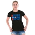 thumbnail image 4 of DR Dominican Republic Demand Respect Womens Slim Fit Graphic Tee Brisco Brands S, 4 of 5