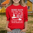 thumbnail image 2 of Mercatoo Halloween Shirts for Girls Teens Cute Witch Hat Graphic Tee 3/4 Sleeve Crewneck Tshirt Kids Fall P𝐚rty Tops Halloween Clothes, 2 of 4