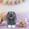 thumbnail image 5 of ToyKingdee Adorable Floppy Ear Bunny Plush with Decorative Bandana, Soft Cuddly Stuffed Animal for Kids and Gifting, 5 of 6