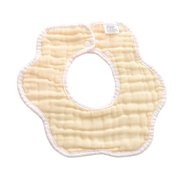 Babero de muselina para bebé, babero ajustable, 8 orgánicos, unisex, para niñas (1 unidad)