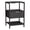 Black, variant on JOYMOR Fluted Nightstand, Fabric Dresser with 2 Drawers and 1 Shelf, Bedside Table, End Table with Charging Station, Nightstand for Indoors