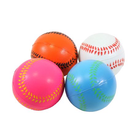 4 Big Squeeze Balls Hand Wrist Finger Exercise Stress Relief Therapy Baseball