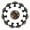 Multicolored 05, variant on 12 Pcs Cabinet Knobs Animals Plants Flowers Horses Geometry Feathers, Round Crystal Glass Drawer Dresser Wardrobe Handles Pulls Door Cupboard Hardware Knob with Screws for Home Kitchen