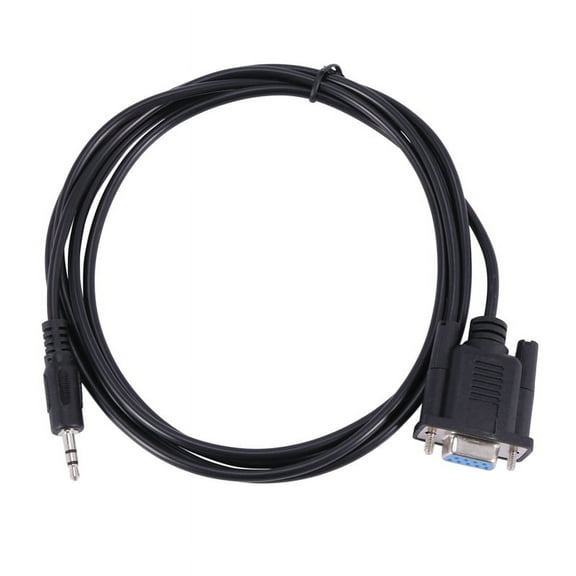 DB9 9 Pin VGA female cable ,DB 9 Female to 3.5mm (1/8in) Stereo Male Serial Data Cable-6 Feet