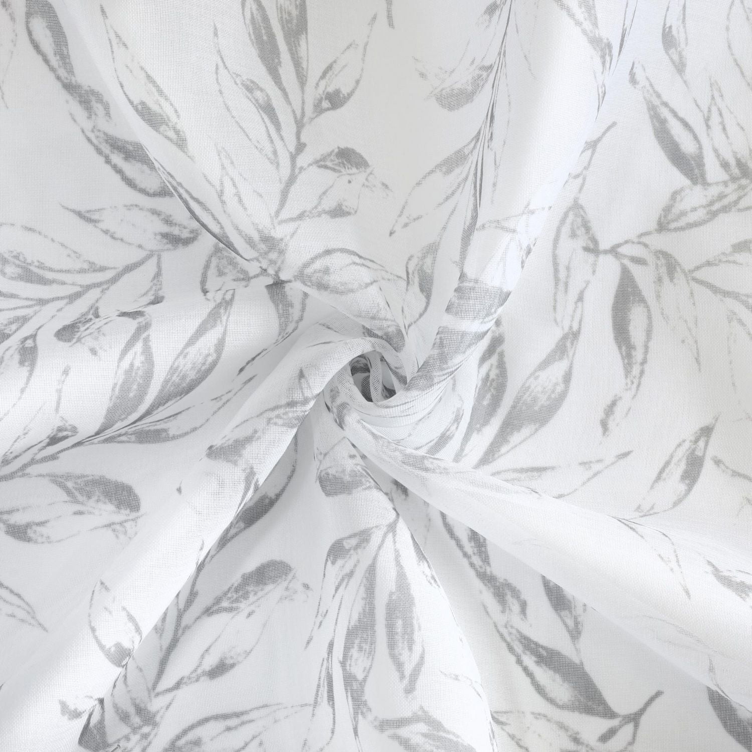 Jolie Sheer Grommet Curtain Panel Pair 52" x 95" each in Grey
