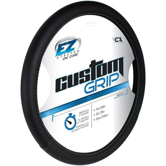 Custom Grip Black Value Steering Wheel Cover