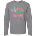 thumbnail image 3 of Inktastic It's My Birthday Unicorn Long Sleeve T-Shirt, 3 of 5