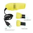 thumbnail image 2 of jesticaly Lightweight Vacuum Cleaning Tool Low Consumption USB Vacuum Sweeper Dust Catcher PC Keyboard Dust Remover for Wallets, 2 of 5