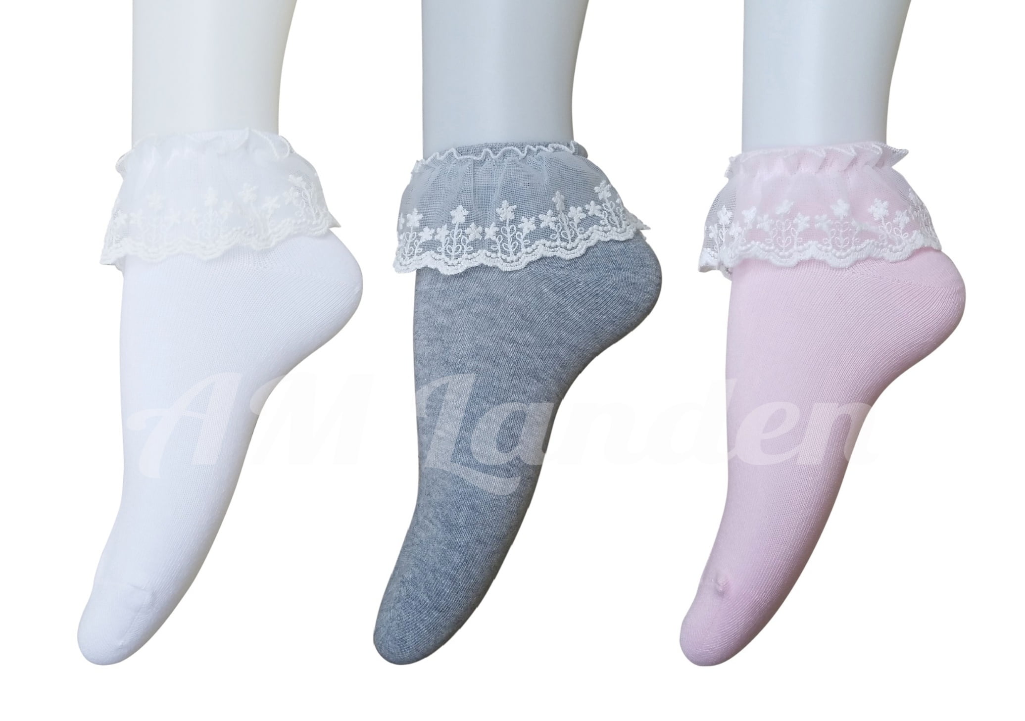 SUPER CUTE MINNIE RUFFLE SOCKS