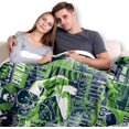 thumbnail image 4 of Football Throw Blanket Football Fan Gifts for Men Women Kids Football Style Flannel Blanket Super Cozy Soft Living Room 60"x 50", 4 of 6