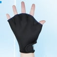 thumbnail image 3 of Swimming Diving Hand Fins Waterproof Duck Paw Gloves Training Flippers Paddle, 3 of 9