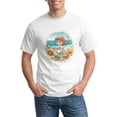 thumbnail image 3 of Graphic Tees Beach Summer Gildan Men's Short Sleeve T-Shirt 180g, 3 of 8