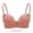 Red Brown, variant on Women's Strapless Multiway Push Up Bra Wireless Plus Size Convertible Bra, Rose Brown 40B