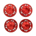 thumbnail image 4 of RC Car Hub Nut, Light Weight Anti-Dust Cover Easy To Carry 17mm RC Hub Nut, Sightseeing Playing For Home Outdoor Red, 4 of 8