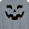 thumbnail image 3 of Instant Message - Pumpkin Face 2 - Women's Racerback Tank Top, 3 of 6