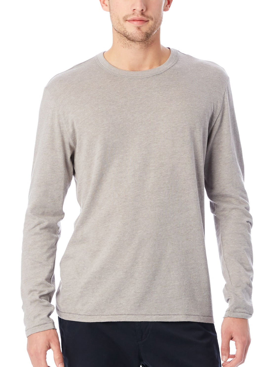Alternative Men's Keeper Vintage Jersey Long Sleeve T-Shirt, Smoke Grey ...
