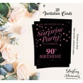 thumbnail image 5 of Darling Souvenir Black Birthday Invitation Card Printable Elegant Fill or Write In Blank Party Invites 28 Pcs 5 x 7 Inches, 5 of 5