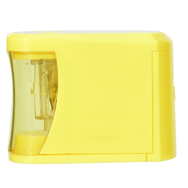 School Supplies,Electric Pencil Sharpener Yellow Pencil Sharpener ABS Pencil Sharpener Professionally Tested