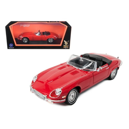 Jaguar S-type Cars - 1971 Jaguar E Type Red 1/18 Diecast Model Car by Road Signature