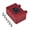 Red, variant on Aluminum Alloy 1:10 Scale Fuel Cell Receiver Box Fits for 1/8 1/10 RC Crawler DIY Garage Building, Black
