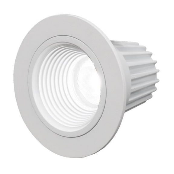 NICOR Lighting DLR2-10-120-3K-WH-BF 2 in. LED Downlight with Baffle Trim in White - 3000K