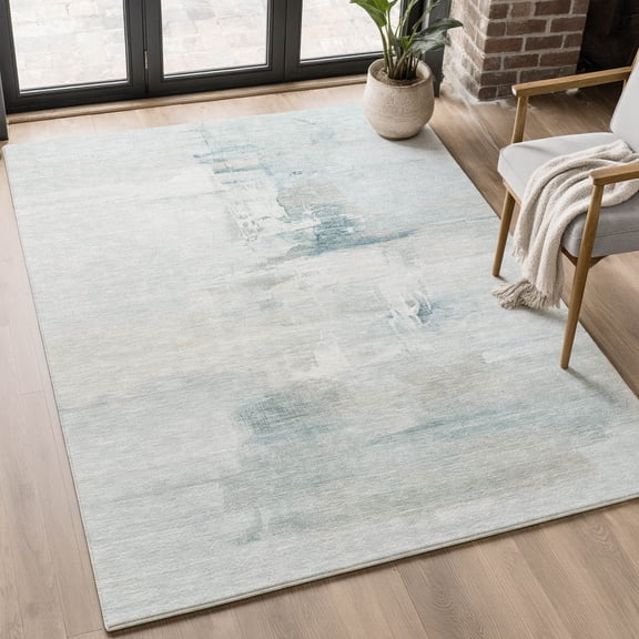 Addison Rugs Mayfield Premium Machine Washable Transitional Abstract Sky Rectangle Rug, 10' X 14' Machine Washable Transitional Abstract Sky Oversized Sherpa Throw Blanket