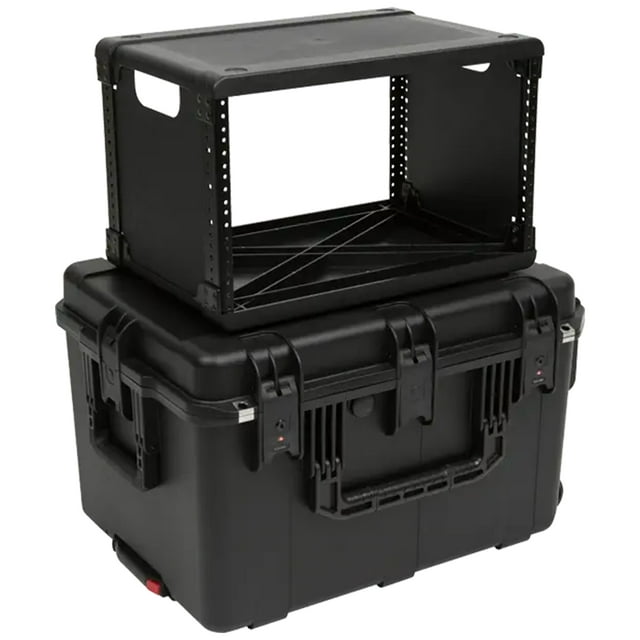 SKB 6U iSeries Porte-Mouches Moulé par Injection de 13 Pouces avec Roues et Poignée Intégrées