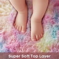 thumbnail image 4 of Shag Area Rugs for Living Room 9'(Round), Soft and Fluffy Shaggy Carpet for Pets, Machine Washable Floor Rugs for Living room, 4 of 7